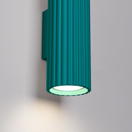 Brilagi - LED-Wandleuchte CRESTO 2xGU10/10W/230V 20 cm türkis