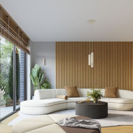 Brilagi - LED-Wandleuchte CRESTO 2xGU10/10W/230V 30 cm cremefarben