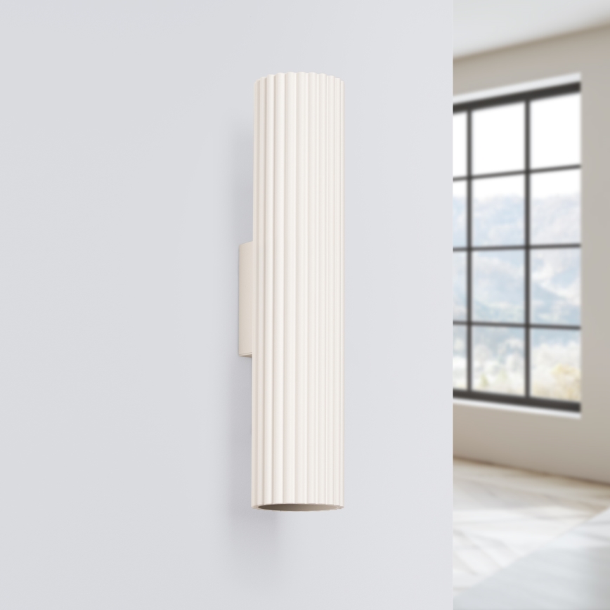 Brilagi - LED-Wandleuchte CRESTO 2xGU10/10W/230V 30 cm cremefarben