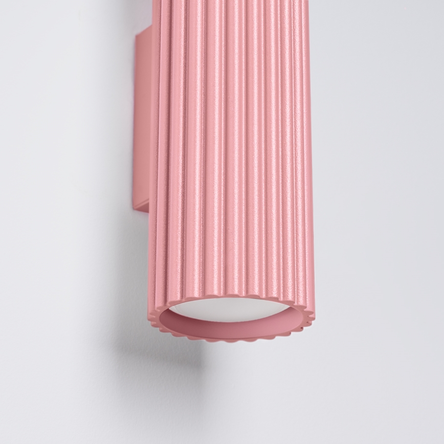 Brilagi - LED-Wandleuchte CRESTO 2xGU10/10W/230V 30 cm rosa