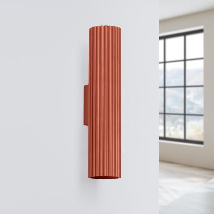 Brilagi - LED-Wandleuchte CRESTO 2xGU10/10W/230V 30 cm rot