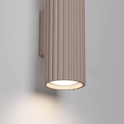Brilagi - LED-Wandleuchte CRESTO 2xGU10/10W/230V 30 cm taupe