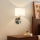 Brilagi - LED-Wandleuchte DAYA 1xE14/40W/230V + LED/3W weiß/matt Chrom