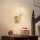 Brilagi - LED-Wandleuchte DEYA 1xE14/40W/230V + LED/3W Flachs/golden