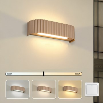 BRILAGI - LED-Wandleuchte FALCON MODERN LED/10W/230V 30 cm 3000/4500/6000K beige