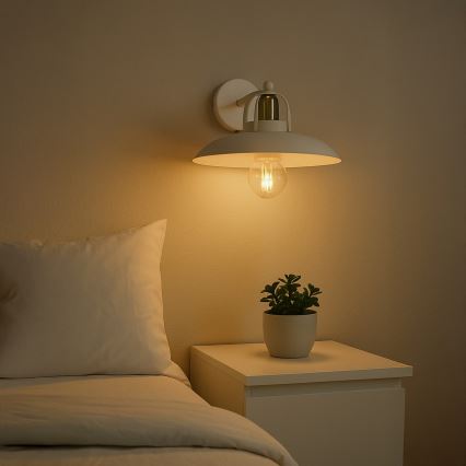 Brilagi - LED Wandleuchte FLAMENGO 1xE27/60W/230V weiß