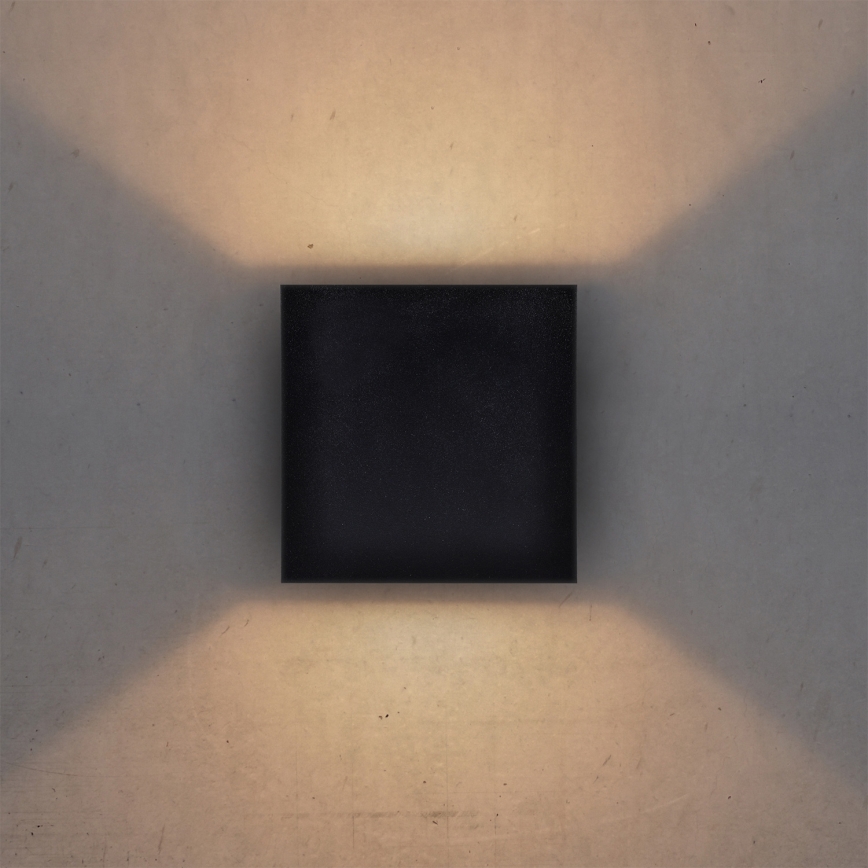 Brilagi - LED-Wandleuchte für Außenbereiche CUBE LED/6W/230V IP54