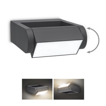 Brilagi - LED-Wandleuchte für den Außenbereich CROTONE LED/7W/230V anthrazit IP54