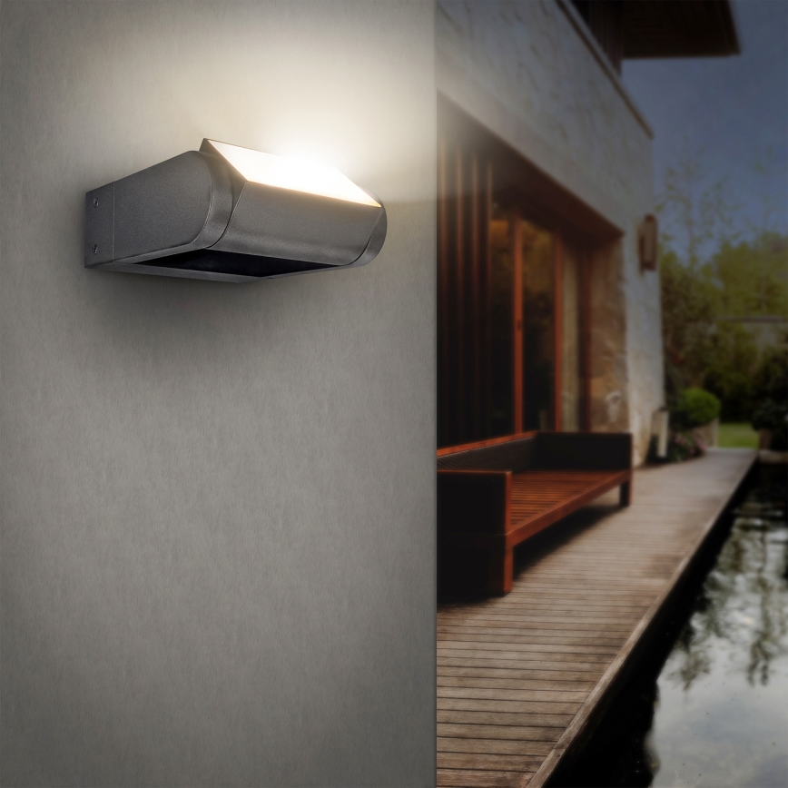 Brilagi - LED-Wandleuchte für den Außenbereich CROTONE LED/7W/230V anthrazit IP54