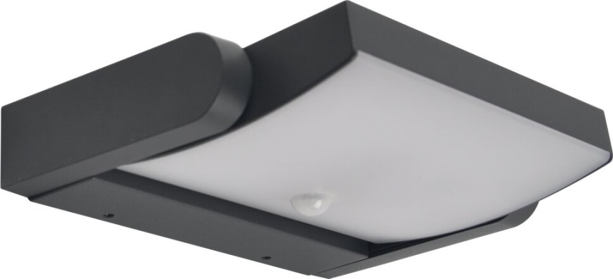 Brilagi - LED-Wandleuchte für den Außenbereich mit Sensor ANKLE LED/18W/230V 3000K IP65 anthrazit