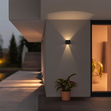 Brilagi - LED-Wandleuchte für den Außenbereich RONDO LED/6W/230V anthrazit IP54