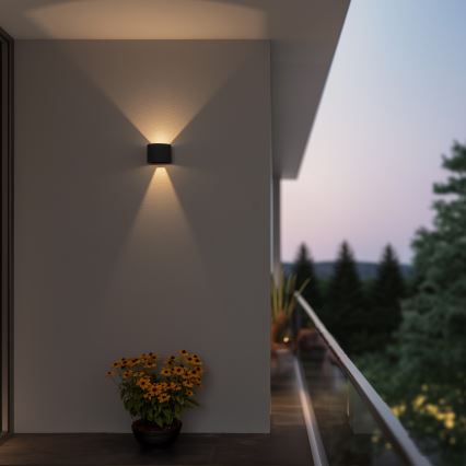Brilagi - LED-Wandleuchte für den Außenbereich RONDO LED/6W/230V anthrazit IP54