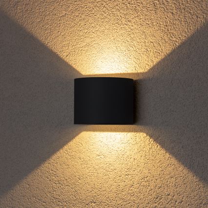Brilagi - LED-Wandleuchte für den Außenbereich RONDO LED/6W/230V anthrazit IP54