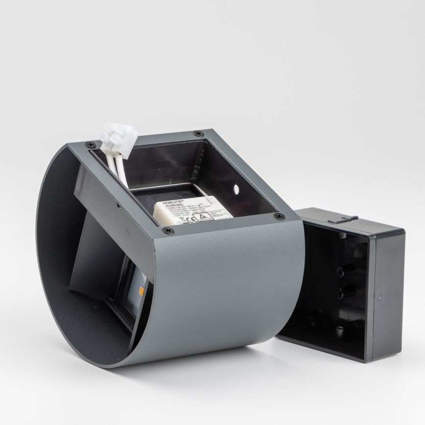 Brilagi - LED-Wandleuchte für den Außenbereich RONDO LED/6W/230V anthrazit IP54