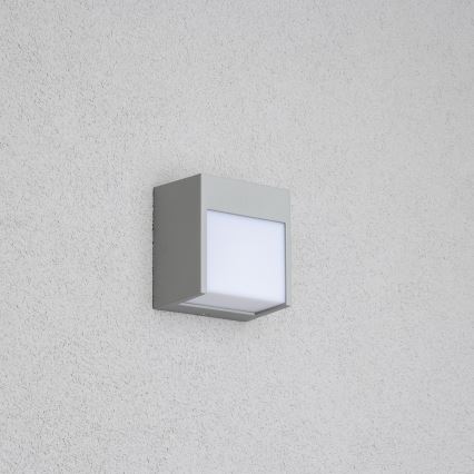 Brilagi - LED-Wandleuchte für den Außenbereich TERNI LED/12W/230V grau IP44