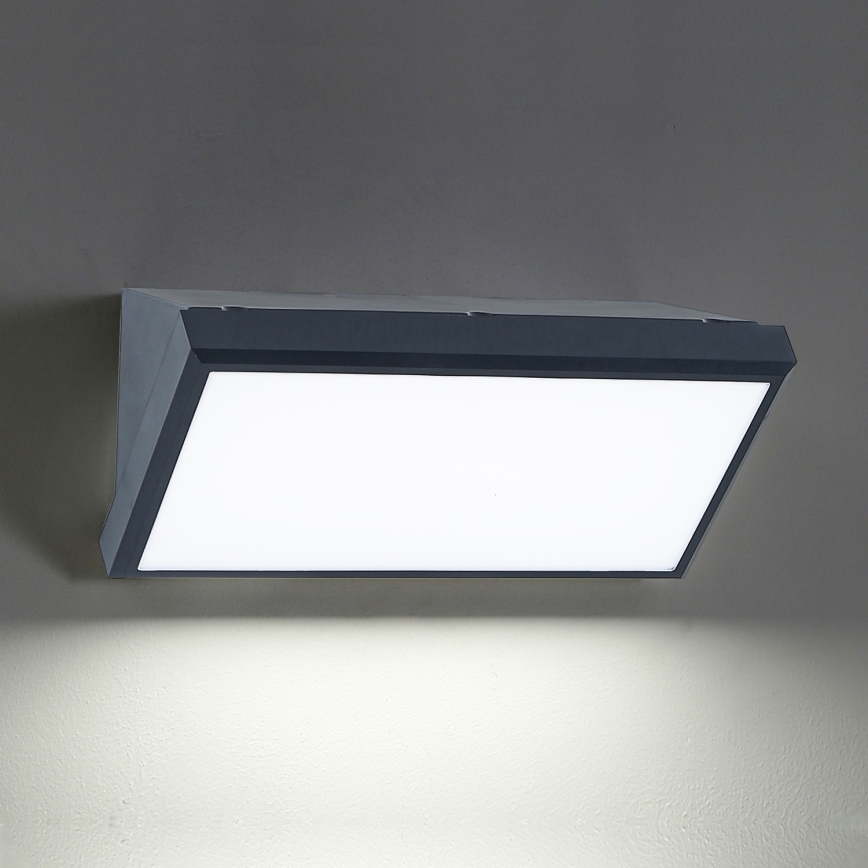 Brilagi - LED-Wandleuchte für den Außenbereich TRIANGLE LED/20W/230V 3000/4000/6500K anthrazit IP65