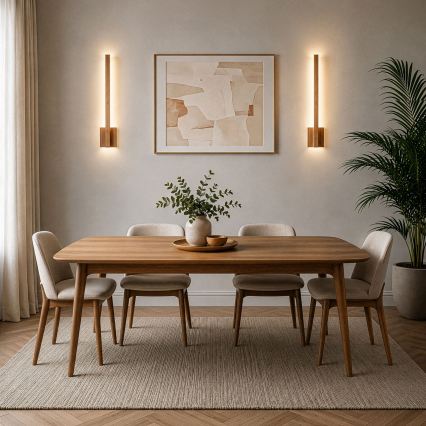 BRILAGI - LED Wandleuchte GARDALINE LED/90W/230V 100 cm Eiche