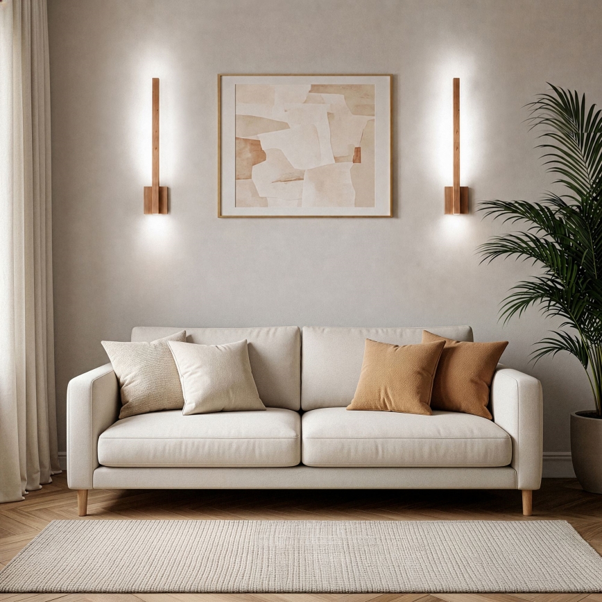 BRILAGI - LED Wandleuchte GARDALINE LED/90W/230V 100 cm Eiche