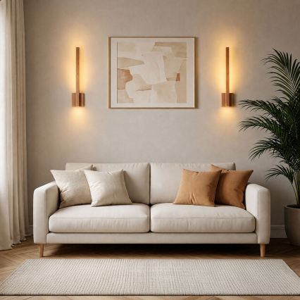 BRILAGI - LED-Wandleuchte GARDALINE LED/90W/230V 60 cm Eiche