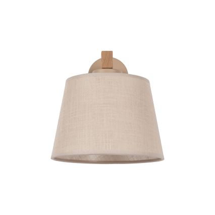 BRILAGI - LED-Wandleuchte LATTE SABIA 1xE27/15W/230V Kiefer/Beige