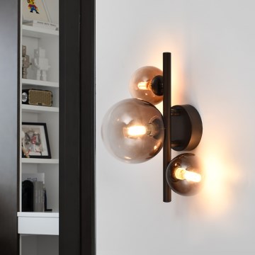 Brilagi - LED-Wandleuchte MILLA 3xG9/3W/230V braun/rauchbraun