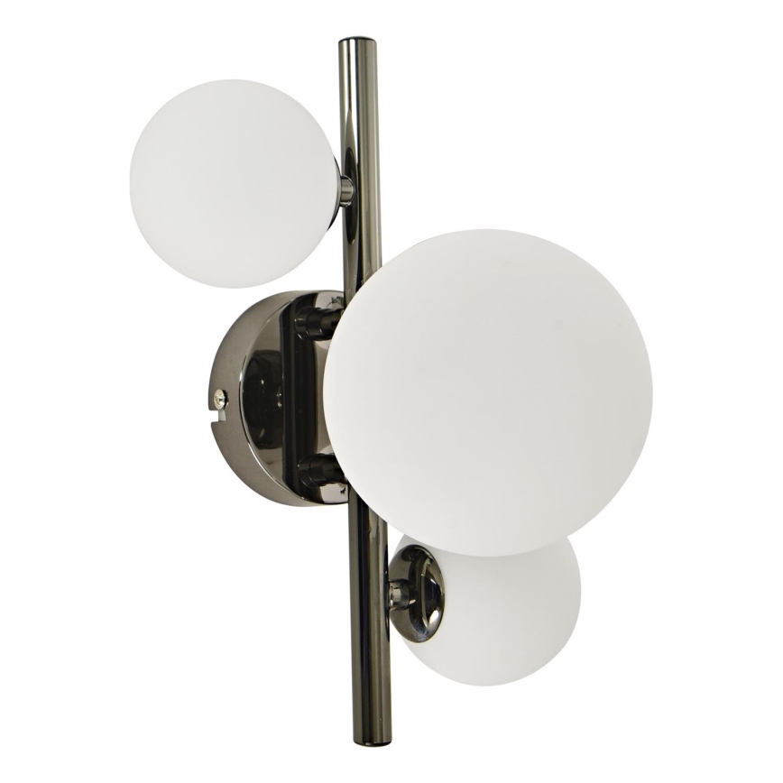 Brilagi - LED-Wandleuchte MILLA 3xG9/3W/230V glänzendes Chrom/weiß