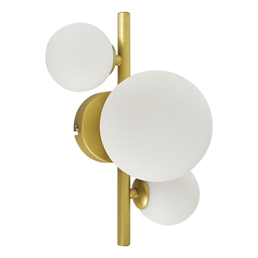 Brilagi - LED-Wandleuchte MILLA 3xG9/3W/230V golden/weiß