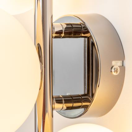 Brilagi - LED-Wandleuchte MILLA 3xG9/3W/230V schwarz-chrom/weiß