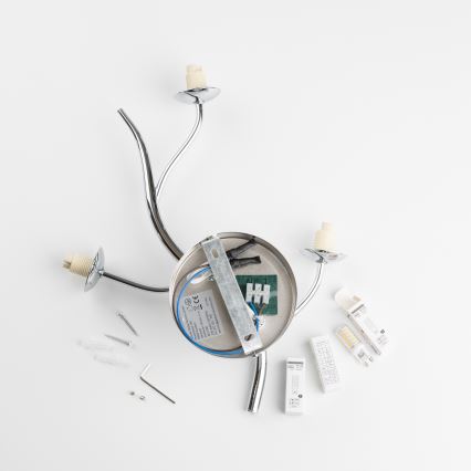 Brilagi - LED-Wandleuchte MISTEL 3xG9/3W/230V glänzendes Chrom/rauchig