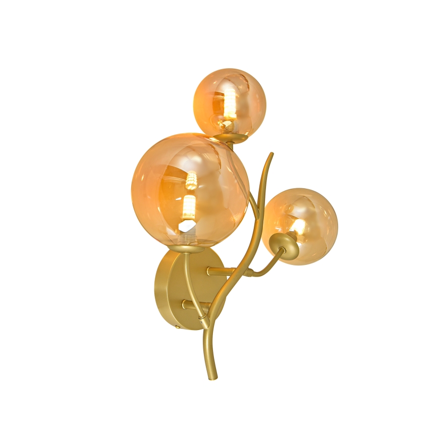 Brilagi - LED-Wandleuchte MISTEL 3xG9/3W/230V golden