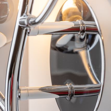 Brilagi - LED-Wandleuchte MISTEL 3xG9/3W/230V Schwarz-Chrom/Rauchglas