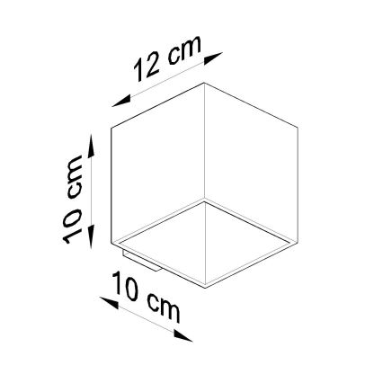 Brilagi -  LED-Wandstrahler MURO 1xG9/3,5W/230V Beton