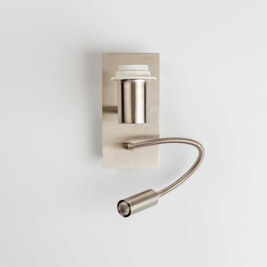 Brilagi - Flexible LED-Wandleuchte NUBILA 1xE27/25W/230V + LED/3W matt Chrom/anthrazit
