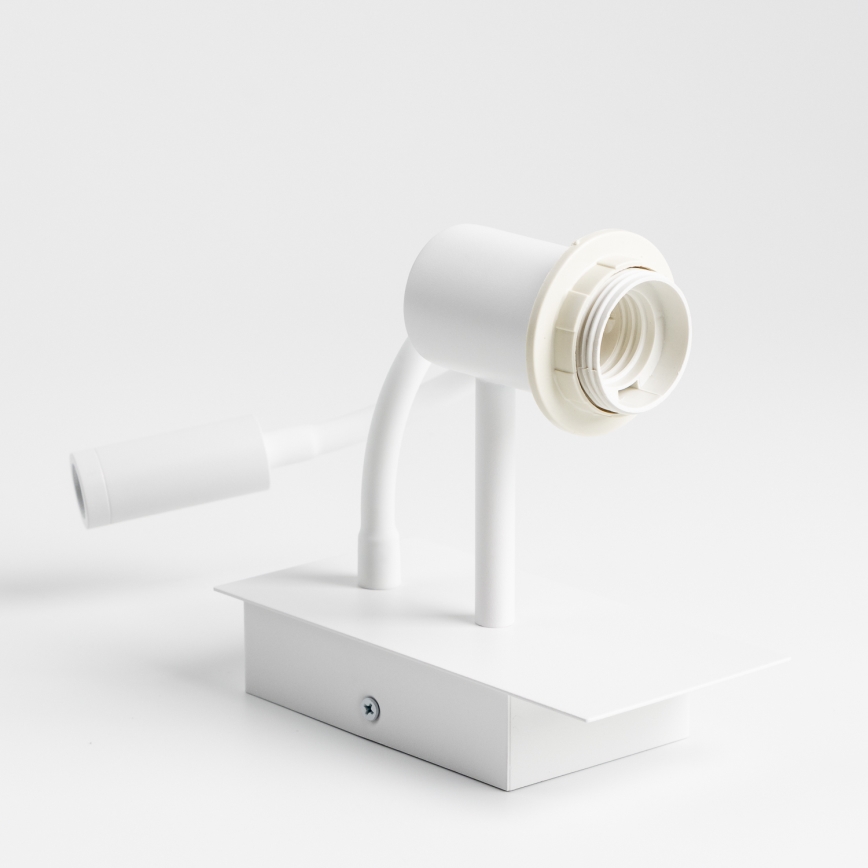 Brilagi - Flexible LED-Wandleuchte NUBILA 1xE27/25W/230V + LED/3W weiß/dunkelblau