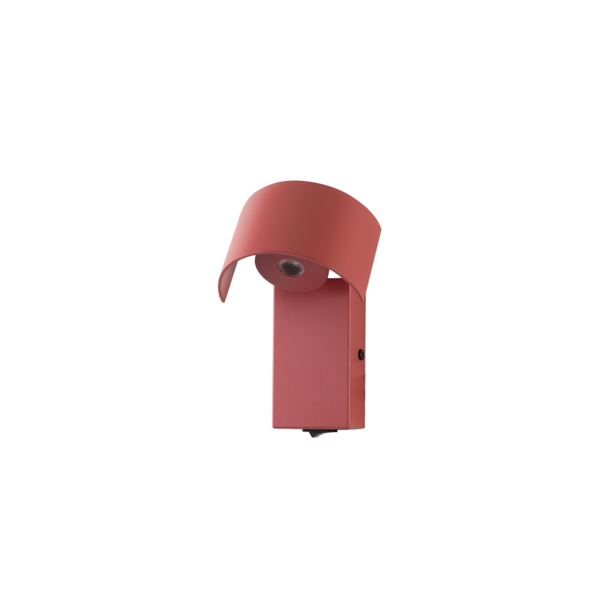 Brilagi - LED-Wandleuchte VASTO LED/3W/230V rot burgunderrot