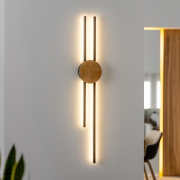 Brilagi - LED-Wandleuchte WOODY COLLINE LED/15W/230V 80 cm Eiche