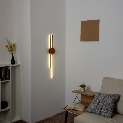Brilagi - LED-Wandleuchte WOODY COLLINE LED/15W/230V 80 cm Eiche Kirsche