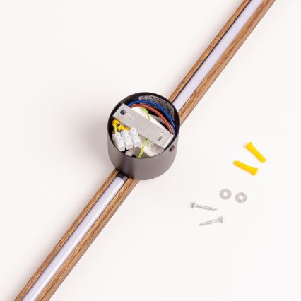 Brilagi - LED Wandleuchte WOODY LINE LED/12W/230V 120 cm Eiche Nussbaum