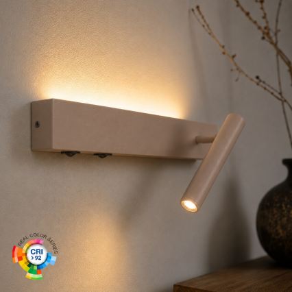 BRILAGI - LED-Wandspot ARLIX LED/3W/230V + LED/7W beige CRI 90
