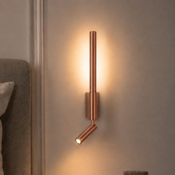BRILAGI - LED-Wandspot VIXON LED/3W/230V + LED/5W, Bronze, CRI 90