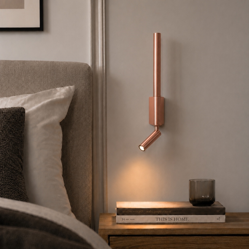 BRILAGI - LED-Wandspot VIXON LED/3W/230V + LED/5W, Bronze, CRI 90