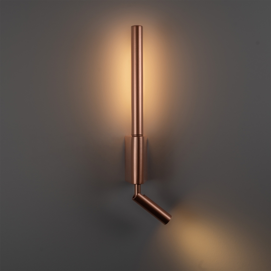BRILAGI - LED-Wandspot VIXON LED/3W/230V + LED/5W, Bronze, CRI 90