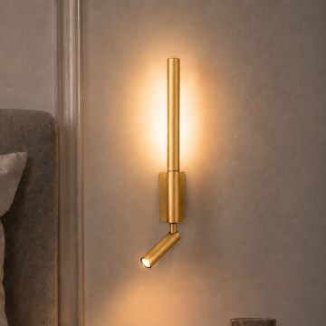 BRILAGI - LED-Wandspot VIXON LED/3W/230V + LED/5W goldfarben CRI 90