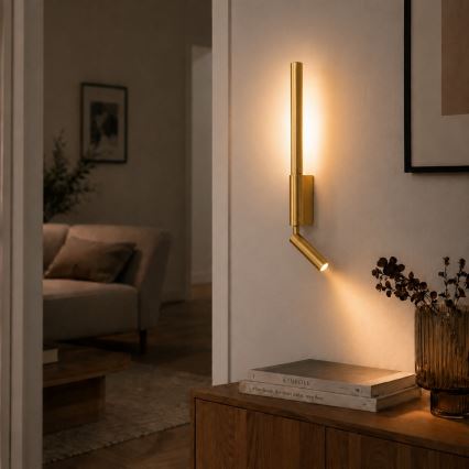 BRILAGI - LED-Wandspot VIXON LED/3W/230V + LED/5W goldfarben CRI 90
