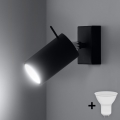 BRILAGI -  LED-Wandstrahler ASMUS 1xGU10/7W/230V schwarz