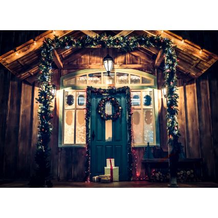 Brilagi - LED-Weihnachts-Lichterkette für den Außenbereich, 200 LEDs, 2 Funktionen, 25 m, IP44, mehrfarbig