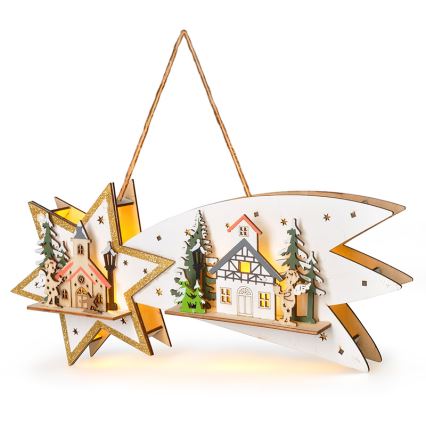 Brilagi - LED Weihnachtsdekoration LED/2xAA Komet