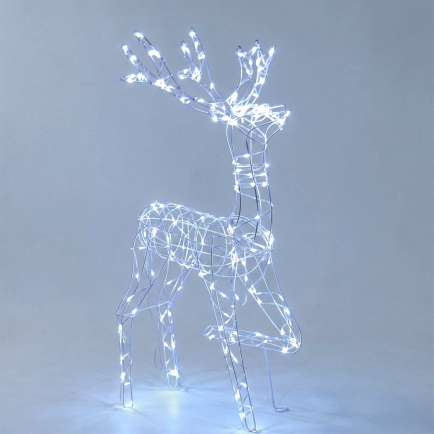 BRILAGI - LED Außen-Weihnachtsdekoration LED/3,6W/8 Funktionen 150 cm IP44 Rentier kaltweiß