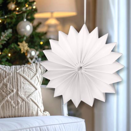 Brilagi - LED Weihnachtsdekoration LED/2xAA 32 cm Schneeflocke