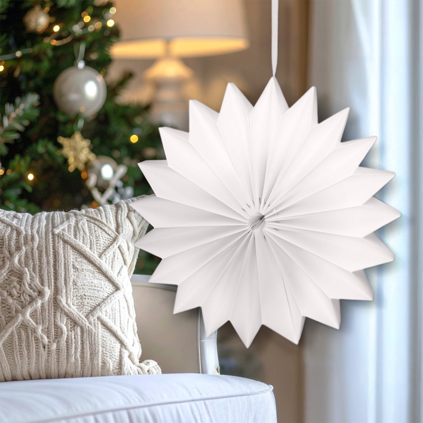 Brilagi - LED Weihnachtsdekoration LED/2xAA 32 cm Schneeflocke